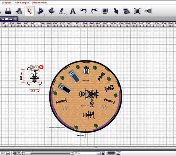 Logiciel de conception de plan
