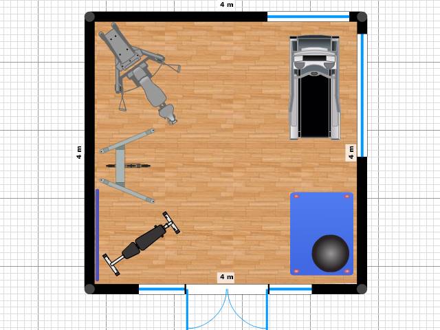 Location espace fitness
